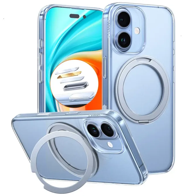 Coque iPhone 17 à Support en Acier