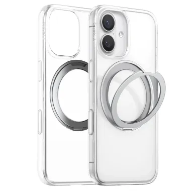 Coque iPhone 17 à Support en Acier Transparent - photo 9