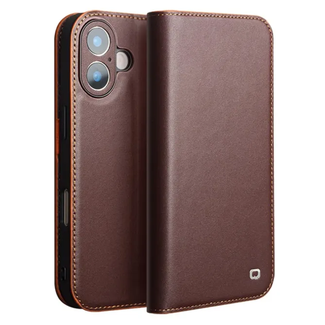 Housse iPhone 17 en Cuir Véritable | QIALINO