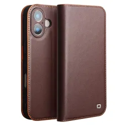 Housse iPhone 17 en Cuir Véritable | QIALINO