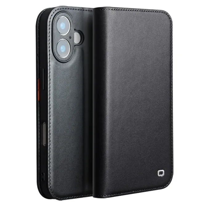 Housse iPhone 17 en Cuir Véritable | QIALINO