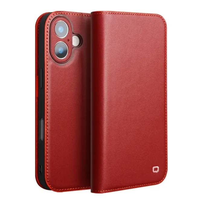 Housse iPhone 17 en Cuir Véritable | QIALINO
