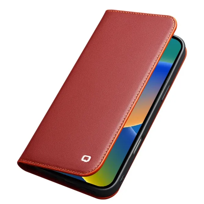Housse iPhone 17 en Cuir Véritable | QIALINO