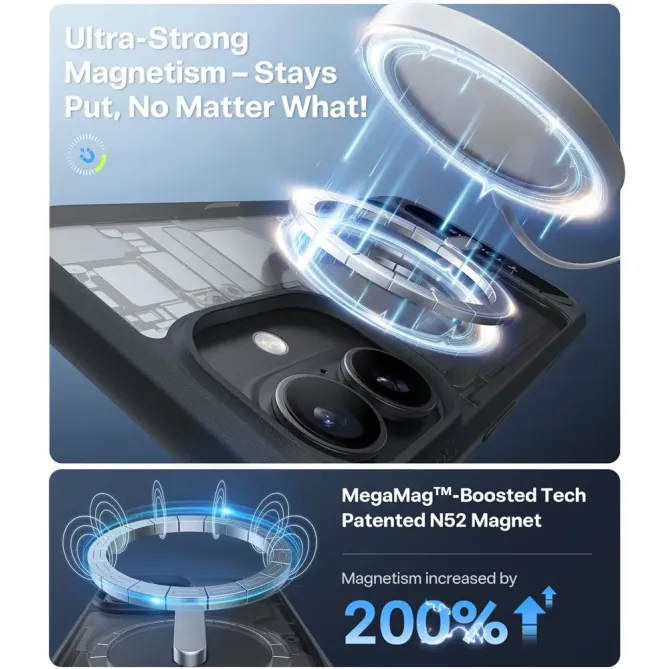 Coque iPhone 17 à Support Rétractable | STEALTH-STAND