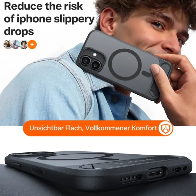 Coque iPhone 17 à Support Rétractable | STEALTH-STAND