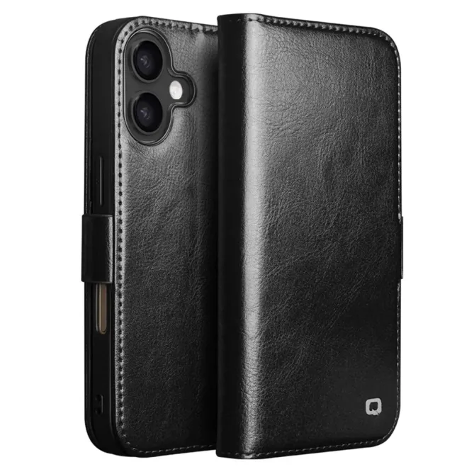 Étui Portefeuille en Cuir Véritable pour iPhone 17