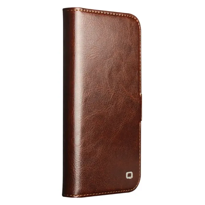 Étui Portefeuille en Cuir Véritable pour iPhone 17