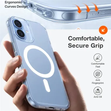 Coque iPhone 17 à Fini Mat Antichoc | X-SHOCK Transparent - photo 7