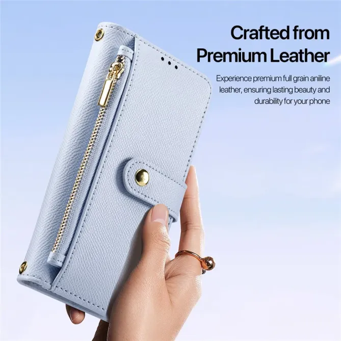 Housse iPhone 17 2-en-1 en Cuir Zippé | LAWA