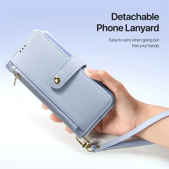 Housse iPhone 17 2-en-1 en Cuir Zippé | LAWA
