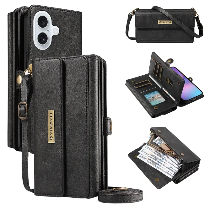Housse Portefeuille à Bandoulière pour iPhone 17 | Organizer