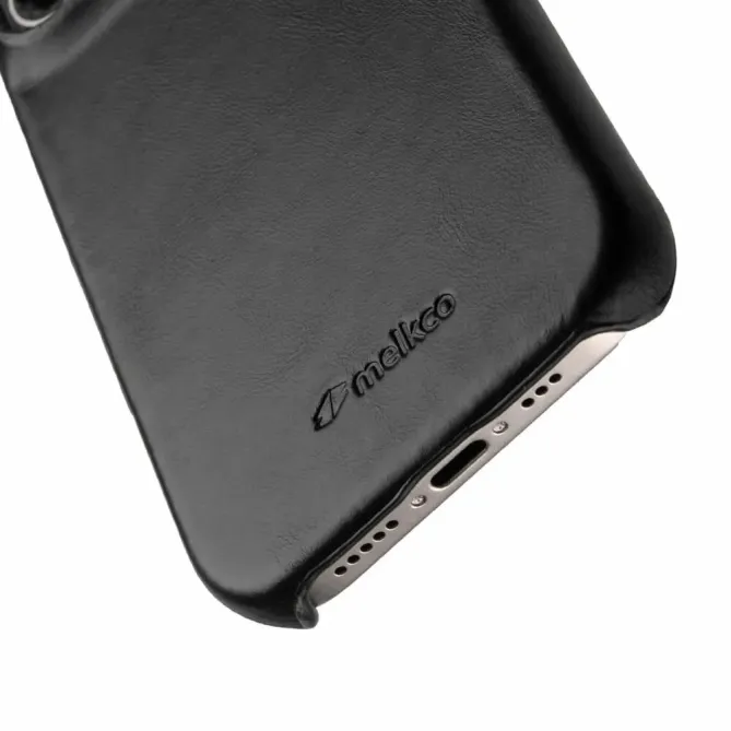 Coque iPhone 17 en Cuir Véritable MagSafe