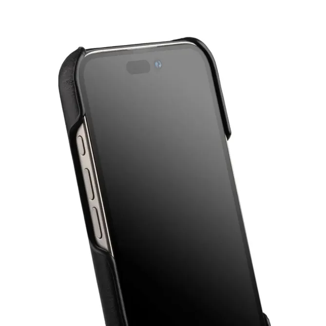 Coque iPhone 17 en Cuir Véritable MagSafe