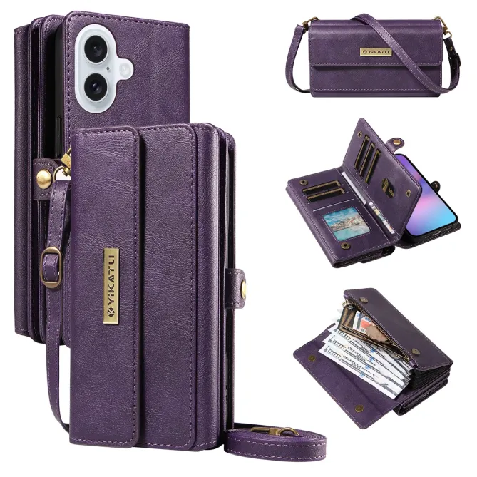 Housse Portefeuille à Bandoulière pour iPhone 17 | Organizer