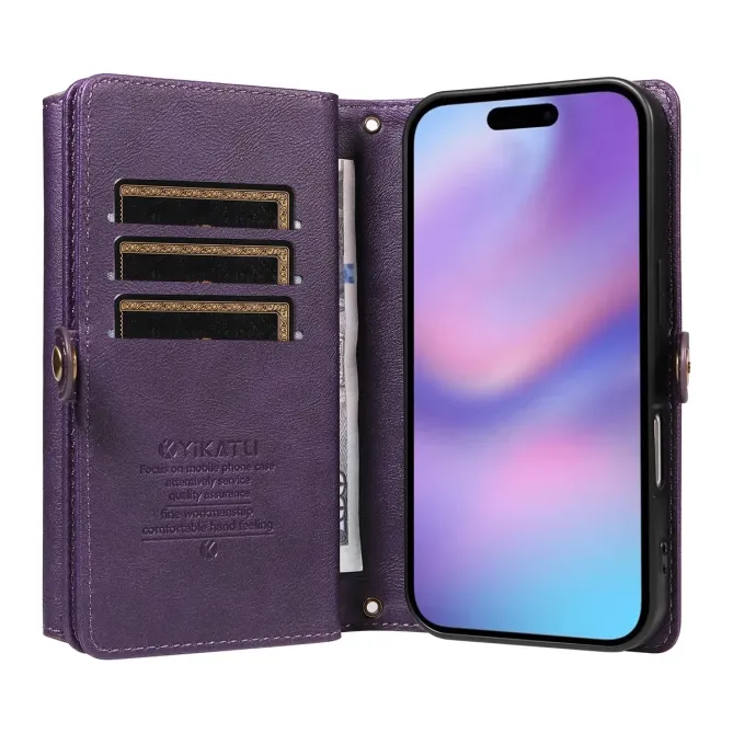 Housse Portefeuille à Bandoulière pour iPhone 17 | Organizer