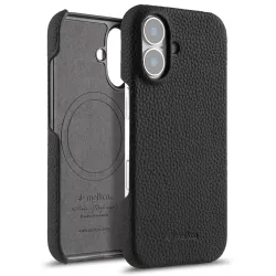 Coque iPhone 17 en Cuir Grainé MagSafe