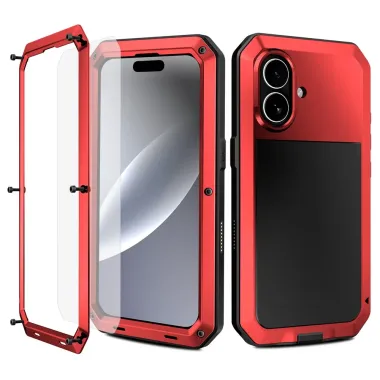 Coque iPhone 17 Intégrale en Métal Rouge - photo 14