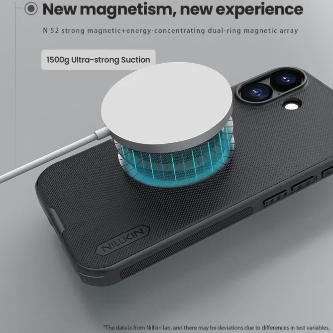 Coque iPhone 17 Nillkin Rigide Givré Compatible MagSafe