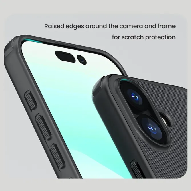 Coque iPhone 17 Nillkin Rigide Givré Compatible MagSafe