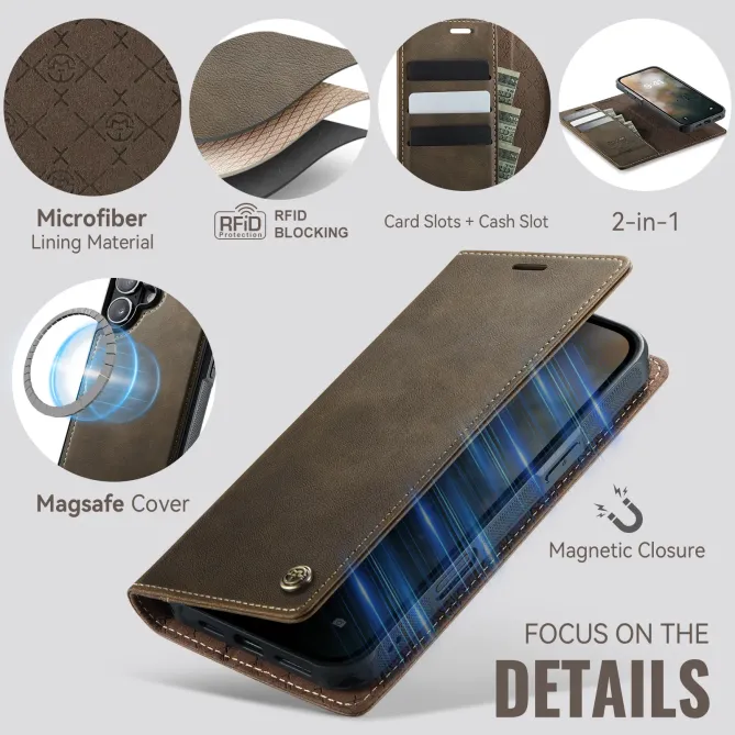 Housse Portefeuille Détachable iPhone 17 MagSafe