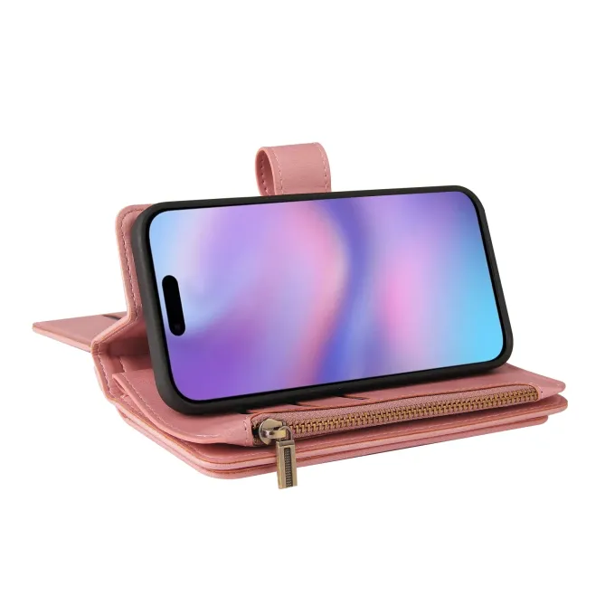 Housse portefeuille iPhone 17 à lanière