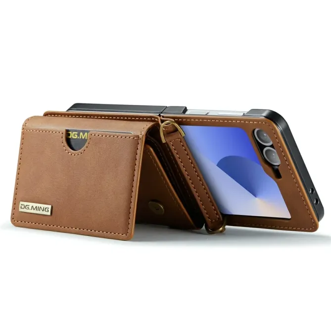 Coque Portefeuille Samsung Galaxy Z Flip 6 / Z Flip 7 FE à Bandoulière