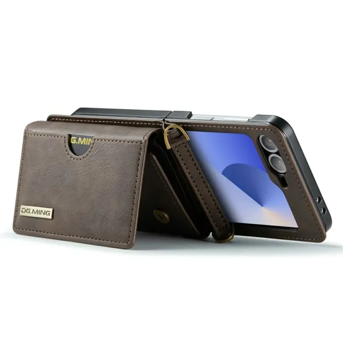 Coque Portefeuille Samsung Galaxy Z Flip 6 / Z Flip 7 FE à Bandoulière