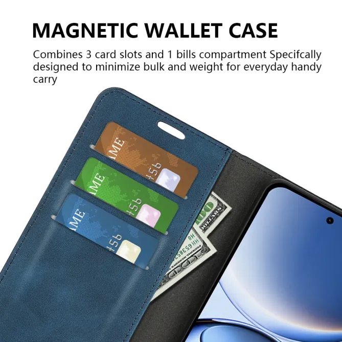 Étui Poco F7 simili cuir fonction stand