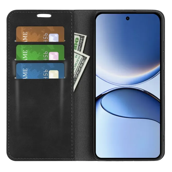 Étui Poco F7 simili cuir fonction stand