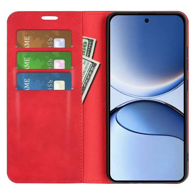 Étui Poco F7 simili cuir fonction stand