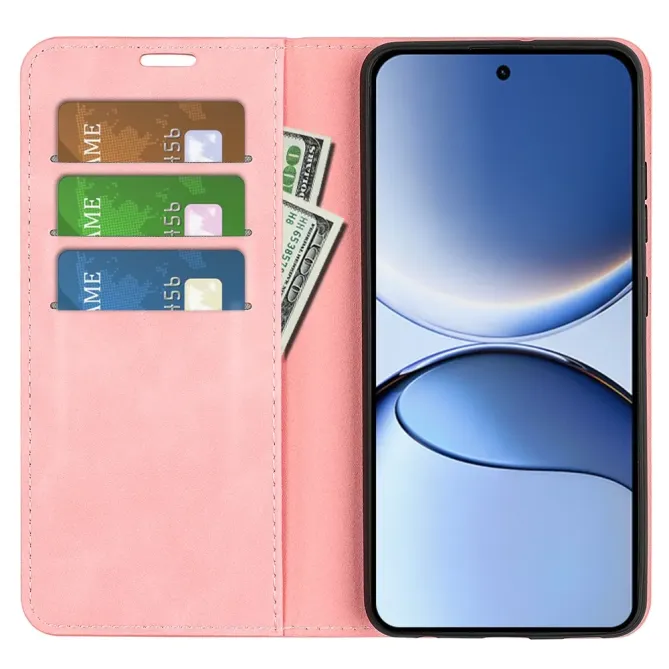 Étui Poco F7 simili cuir fonction stand