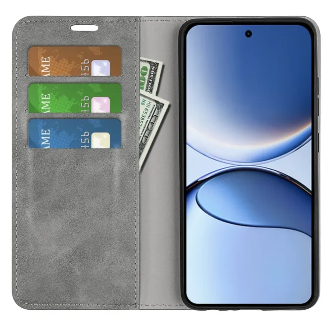 Étui Poco F7 simili cuir fonction stand