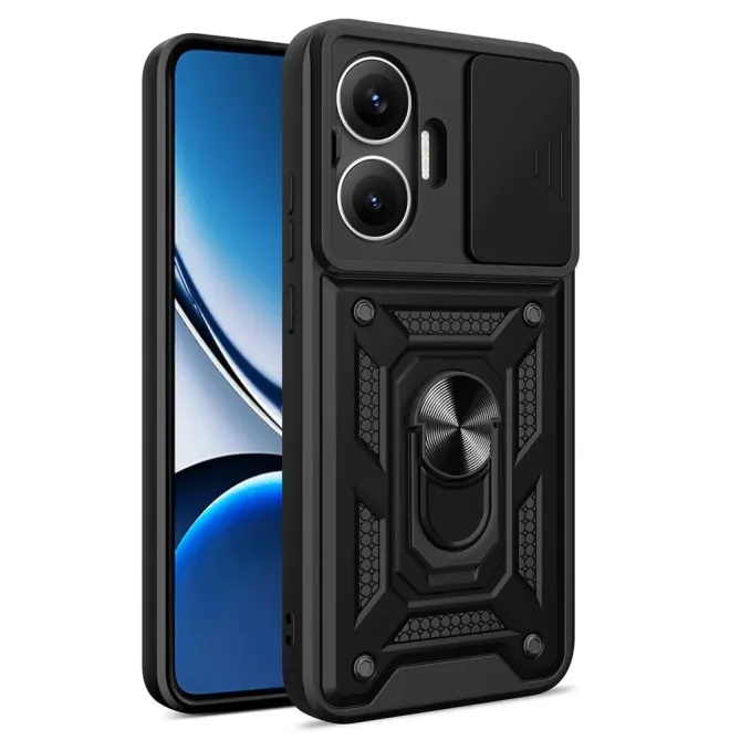 Coque Poco F7 Camera Slide Fonction Support