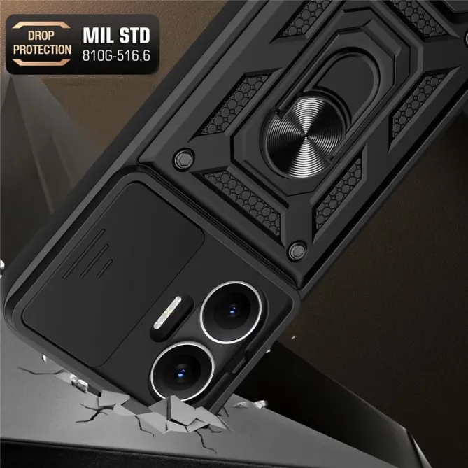 Coque Poco F7 Camera Slide Fonction Support