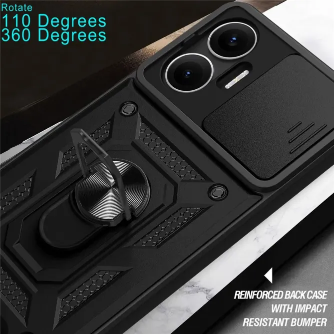 Coque Poco F7 Camera Slide Fonction Support