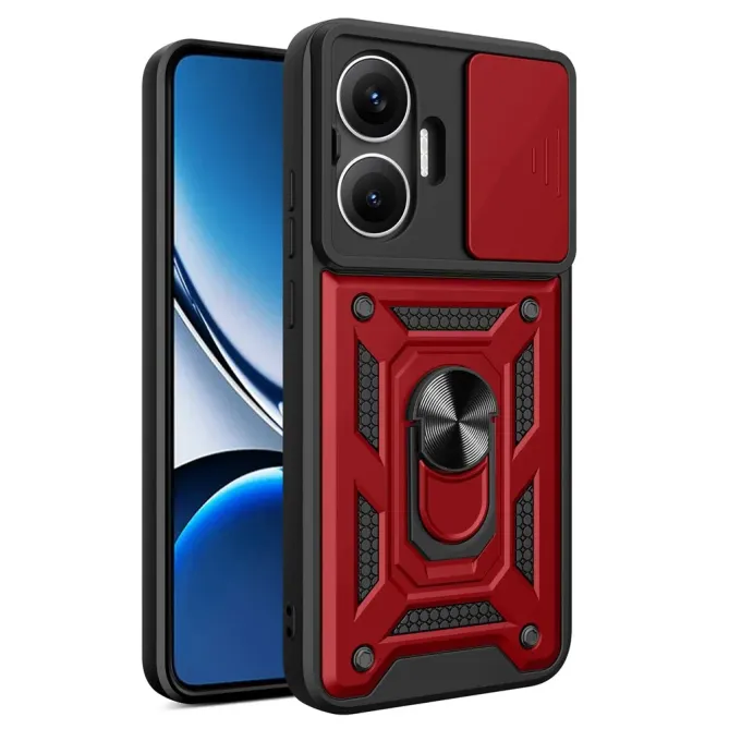Coque Poco F7 Camera Slide Fonction Support