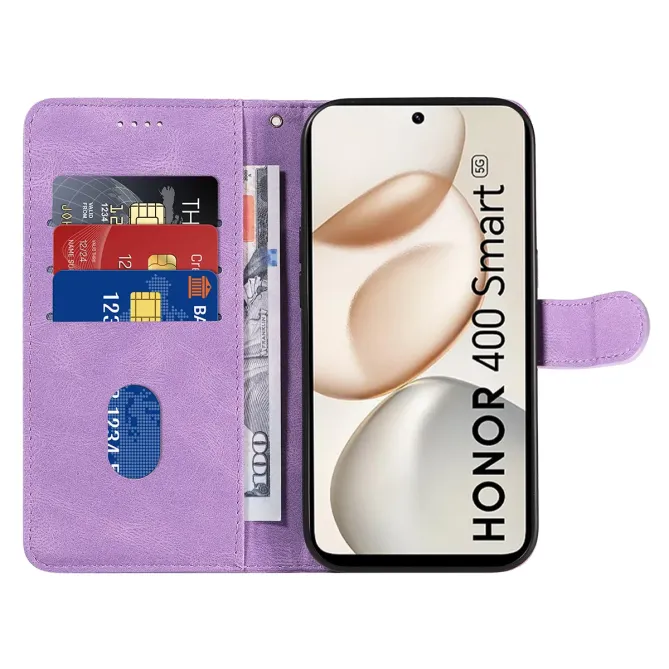 Housse Honor 400 Smart 5G / 4G simili cuir artistique