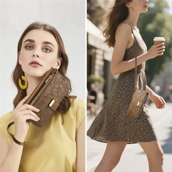 Housse Xiaomi Redmi Note 15 Pro Plus/Poco M8 Pro 5G Portefeuille Flora