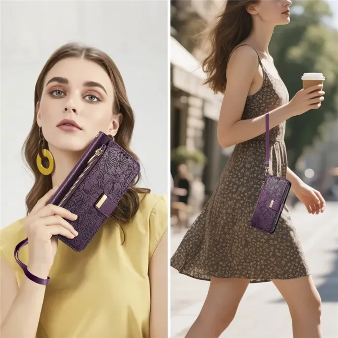 Housse Xiaomi Redmi Note 15 Pro Plus/Poco M8 Pro 5G Portefeuille Flora