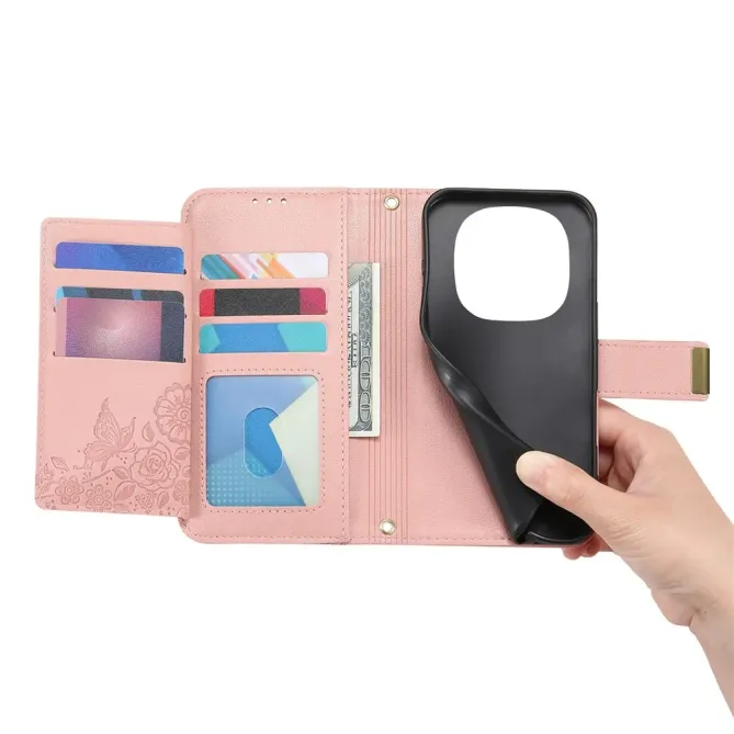 Housse Xiaomi Redmi Note 15 Pro Plus/Poco M8 Pro 5G Portefeuille Flora