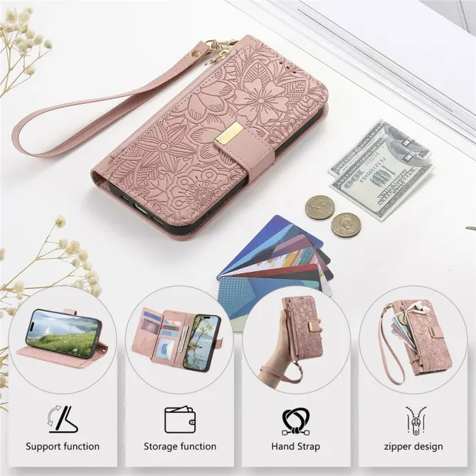 Housse Xiaomi Redmi Note 15 Pro Plus/Poco M8 Pro 5G Portefeuille Flora