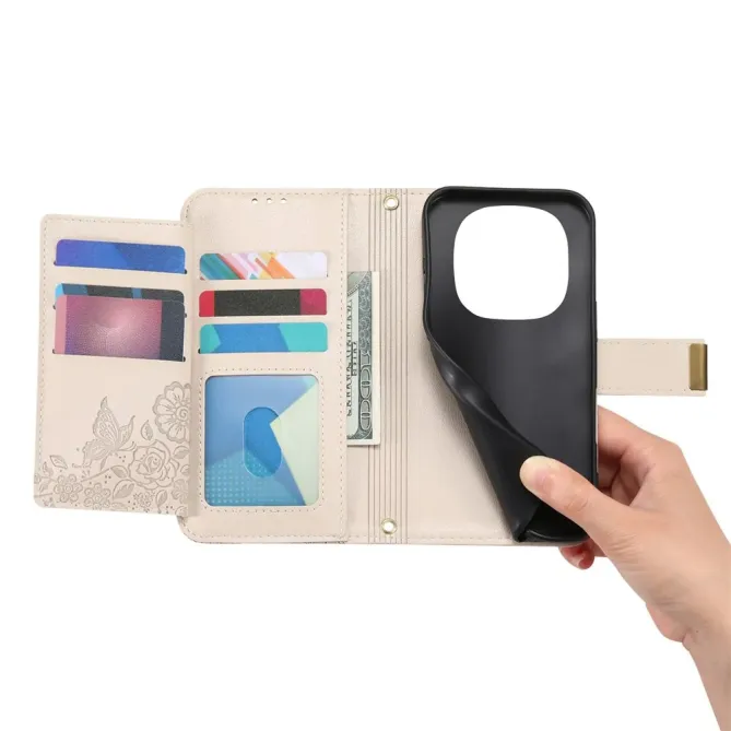 Housse Xiaomi Redmi Note 15 Pro Plus/Poco M8 Pro 5G Portefeuille Flora