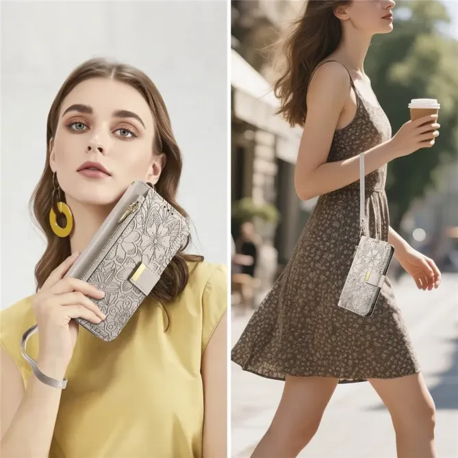 Housse Xiaomi Redmi Note 15 Pro Plus/Poco M8 Pro 5G Portefeuille Flora