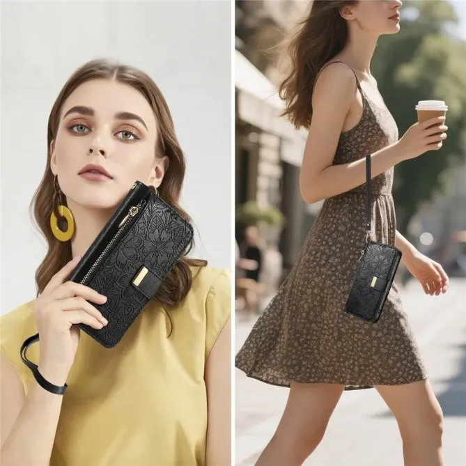 Housse Xiaomi Redmi Note 15 Pro Plus/Poco M8 Pro 5G Portefeuille Flora