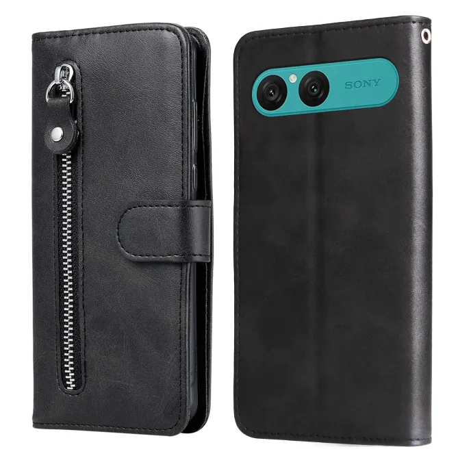 Housse Sony Xperia 10 VII Zipper Pocket Fonction Support
