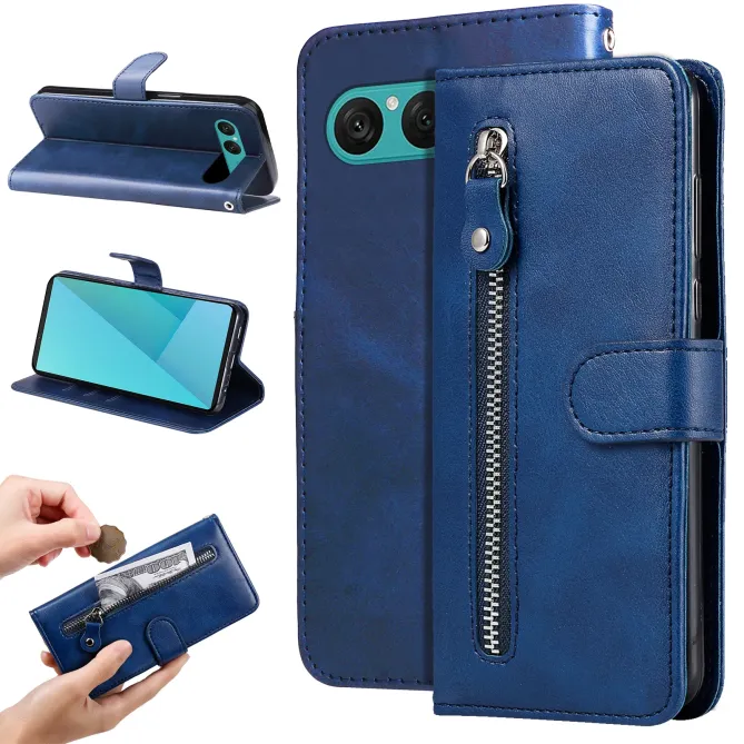 Housse Sony Xperia 10 VII Zipper Pocket Fonction Support