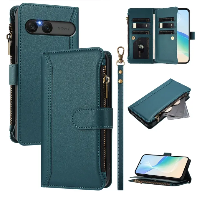 Housse Sony Xperia 10 VII Portefeuille 9 Cartes et Zip