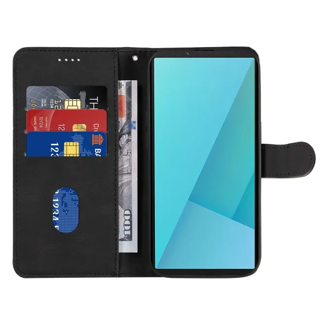 Housse Sony Xperia 10 VII simili cuir artistique