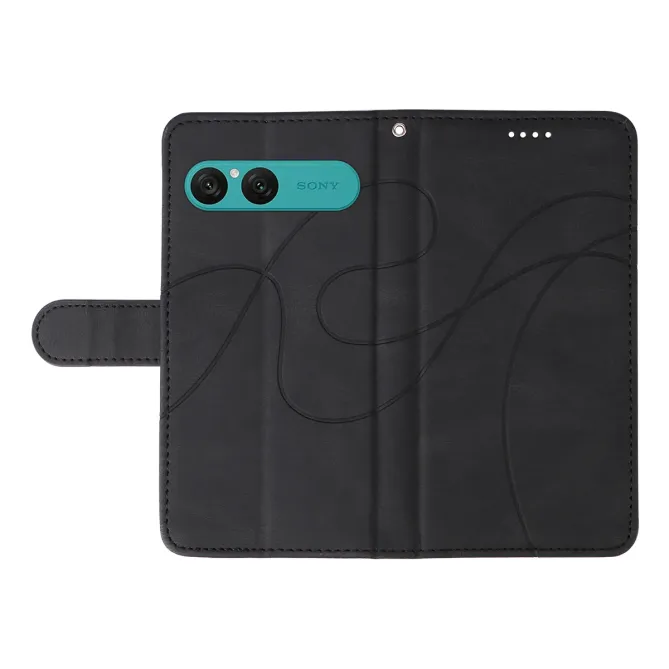 Housse Sony Xperia 10 VII simili cuir artistique