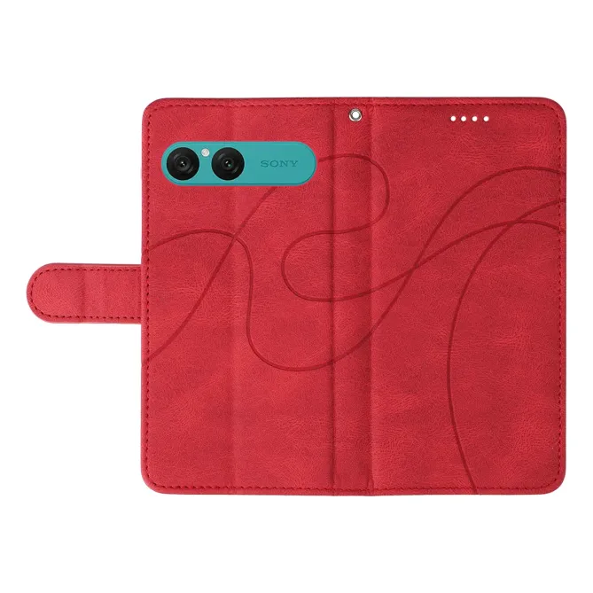 Housse Sony Xperia 10 VII simili cuir artistique